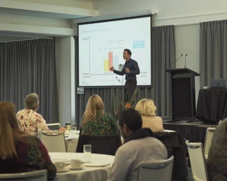Bradley Hook presenting