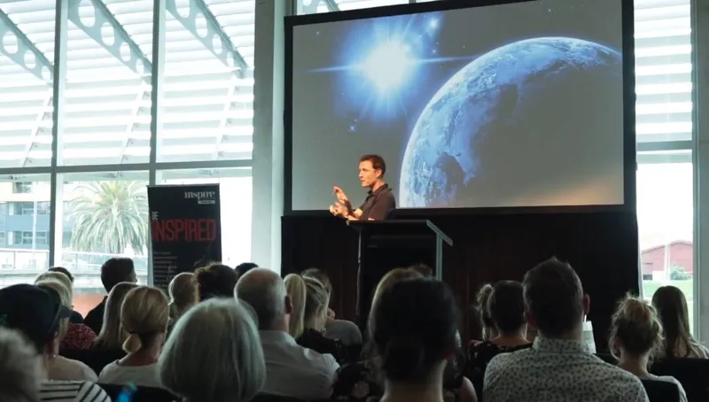 Bradley Hook presenting