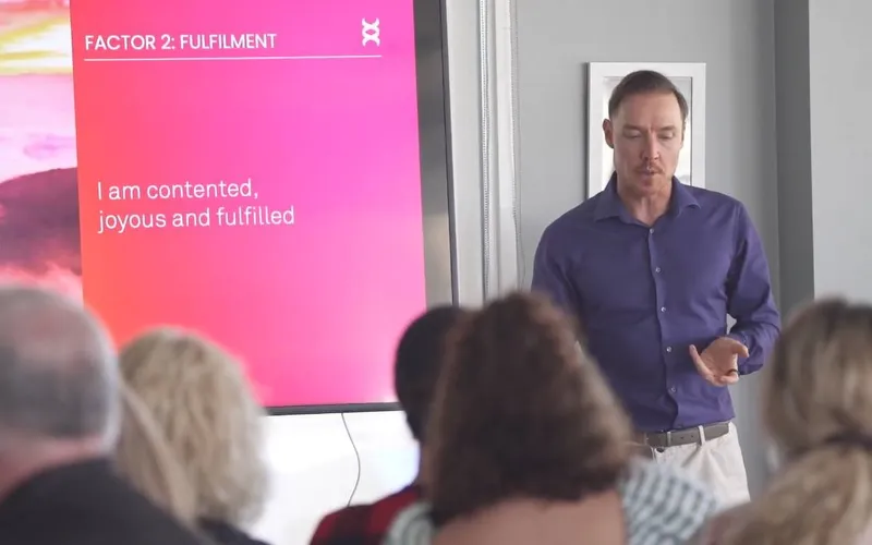 Bradley Hook presenting